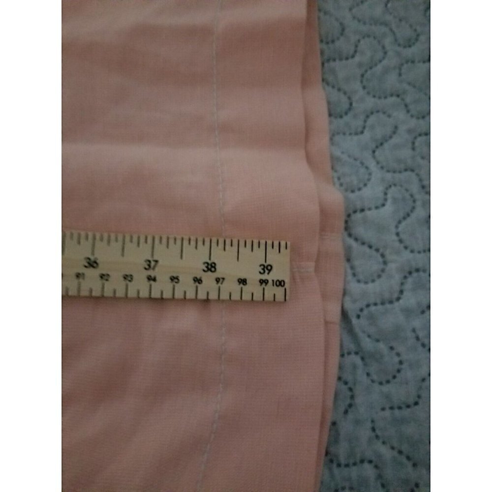 Tristan & Iseut Linen Blend Dress Peach Sz 10 - Picture 8 of 8